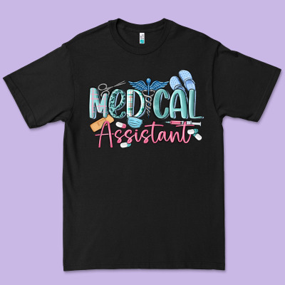 Medical Assistant Nurse Premium Tee Designed By Maliassmallbusiness