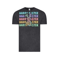 Vintage Black happy easter Vintage Tee - Artiststas