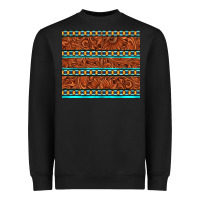 Black tooled leather and aztec Heavyweight Sweatshirt - TumblerDesignByShophia