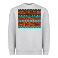 Heather Grey tooled leather and aztec Heavyweight Sweatshirt - TumblerDesignByShophia