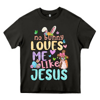 Asphalt no bunny loves me like jesus Heavy Core Tee - MaliasSmallBusiness