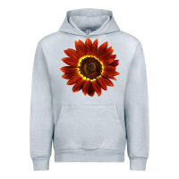 Heather Grey Rouge Royale Sunflower Urban Hoodie - LillyAllenDesigns