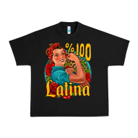 Black hundred percent latina strong woman Urban Heavy Tee - Jasminsmagicworld