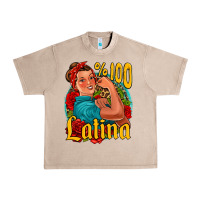 French Oak hundred percent latina strong woman Urban Heavy Tee - Jasminsmagicworld
