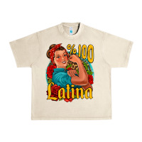 Sandshell hundred percent latina strong woman Urban Heavy Tee - Jasminsmagicworld