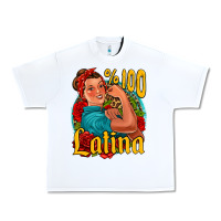 White hundred percent latina strong woman Urban Heavy Tee - Jasminsmagicworld