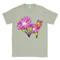 Matcha Bitterroot Flower Illustrations Classic Tee - LillyAllenDesigns