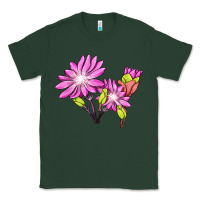 Sports Green Bitterroot Flower Illustrations Classic Tee - LillyAllenDesigns