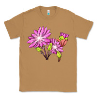 Toasted Coconut Bitterroot Flower Illustrations Classic Tee - LillyAllenDesigns