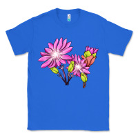 True Royal Bitterroot Flower Illustrations Classic Tee - LillyAllenDesigns