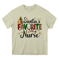 Mossy santa's favorite nurse Heavy Core Tee - AdoDesignShop