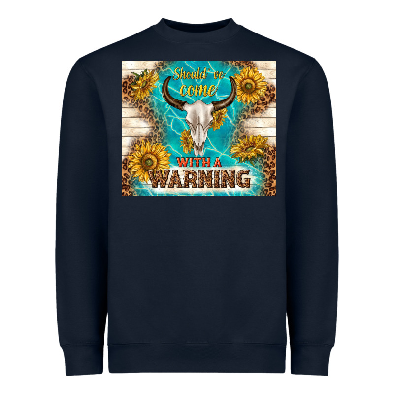Should Have Come With A Warning Heavyweight Sweatshirt by TumblerDesignByShophia | Teevron