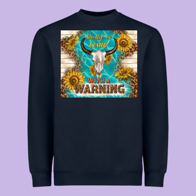 Should Have Come With A Warning Heavyweight Sweatshirt Designed By Tumblerdesignbyshophia