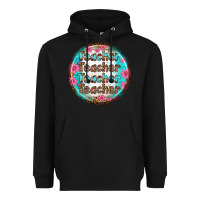 Black teacher vibe earrings Heavyweight Hoodie - BundleAndBundleShop