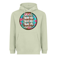 Matcha teacher vibe earrings Heavyweight Hoodie - BundleAndBundleShop
