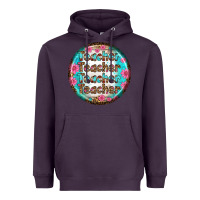 Plum teacher vibe earrings Heavyweight Hoodie - BundleAndBundleShop