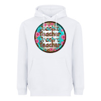 White teacher vibe earrings Heavyweight Hoodie - BundleAndBundleShop