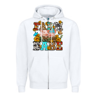 White western farm babe Zipper Hoodie - OliviaCreatesArt