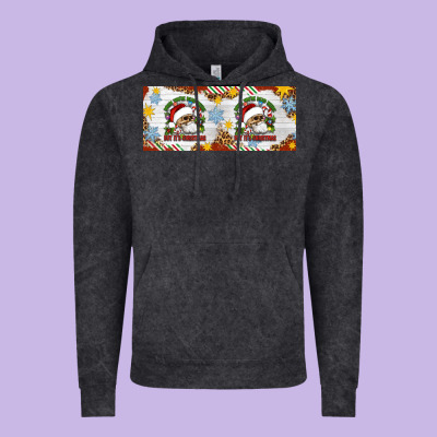 When You're Dead Inside But It's Christmas Hippie Skeleton Santa Vintage Hoodie Designed By Artiststas