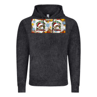 Vintage Black When You're Dead Inside But It's Christmas Hippie Skeleton Santa Vintage Hoodie - Artiststas