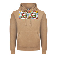 Vintage Coffee When You're Dead Inside But It's Christmas Hippie Skeleton Santa Vintage Hoodie - Artiststas