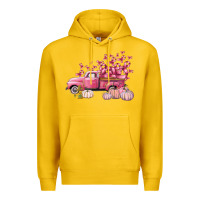 Lemon Breast Cancer truck Premium Hoodie - FaDigitalArtStudio