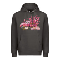 Smoke Breast Cancer truck Premium Hoodie - FaDigitalArtStudio