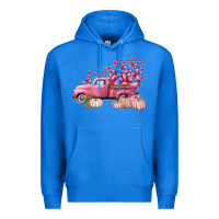 True Royal Breast Cancer truck Premium Hoodie - FaDigitalArtStudio