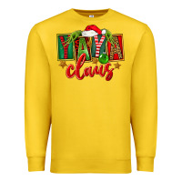 Lemon Christmas Yaya Claus Premium Sweatshirt - FaDigitalArtStudio