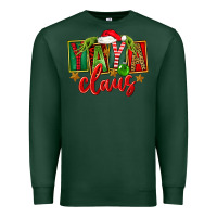 Sports Green Christmas Yaya Claus Premium Sweatshirt - FaDigitalArtStudio