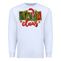 White Christmas Yaya Claus Premium Sweatshirt - FaDigitalArtStudio