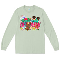 Matcha Lunch lady off duty Long Sleeve Tee - NancyCooperArtShop