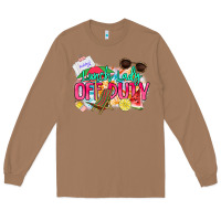Toasted Coconut Lunch lady off duty Long Sleeve Tee - NancyCooperArtShop