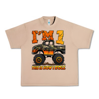 I'm One This Is How I Roll Monster Truck Birthday Urban Heavy Tee | Teevron