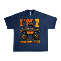 Navy i'm one this is how i roll monster truck birthday Urban Heavy Tee - Jasminsmagicworld