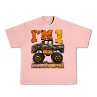 Salmon i'm one this is how i roll monster truck birthday Urban Heavy Tee - Jasminsmagicworld