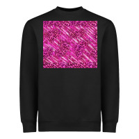Black pink glitter with leopard pattern Heavyweight Sweatshirt - TumblerDesignByShophia
