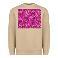 Mushroom pink glitter with leopard pattern Heavyweight Sweatshirt - TumblerDesignByShophia