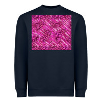 Navy pink glitter with leopard pattern Heavyweight Sweatshirt - TumblerDesignByShophia