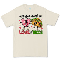 All You Need Is Love And Tacos Premium Tee | Teevron