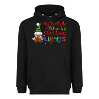 Black my favorite color is christmas lights Heavyweight Hoodie - BundleAndBundleShop