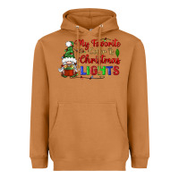 Meerkat my favorite color is christmas lights Heavyweight Hoodie - BundleAndBundleShop