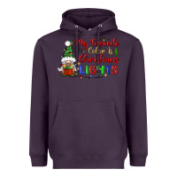 Plum my favorite color is christmas lights Heavyweight Hoodie - BundleAndBundleShop