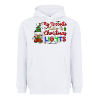 White my favorite color is christmas lights Heavyweight Hoodie - BundleAndBundleShop