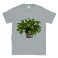 Heather Grey Peace Lily Classic Tee - LillyAllenDesigns