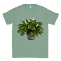 Sage Peace Lily Classic Tee - LillyAllenDesigns