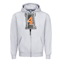 Heather Grey marker 4 chain fa element Zipper Hoodie - FaDigitalArtStudio