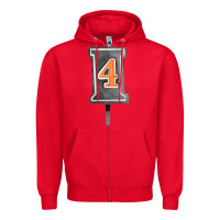 Red marker 4 chain fa element Zipper Hoodie - FaDigitalArtStudio