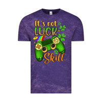 Cloud Purple it s not luck skill Vintage Tee - Artiststas