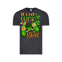 Vintage Black it s not luck skill Vintage Tee - Artiststas
